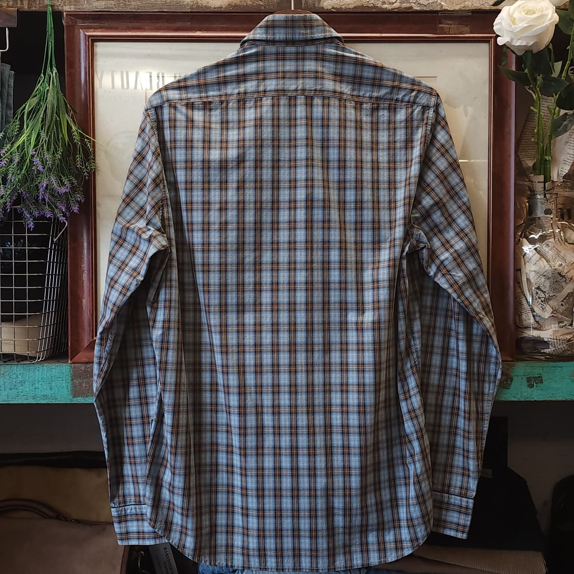 휴고보스 체크셔츠 쉐도우 체크 M 상품이미지4