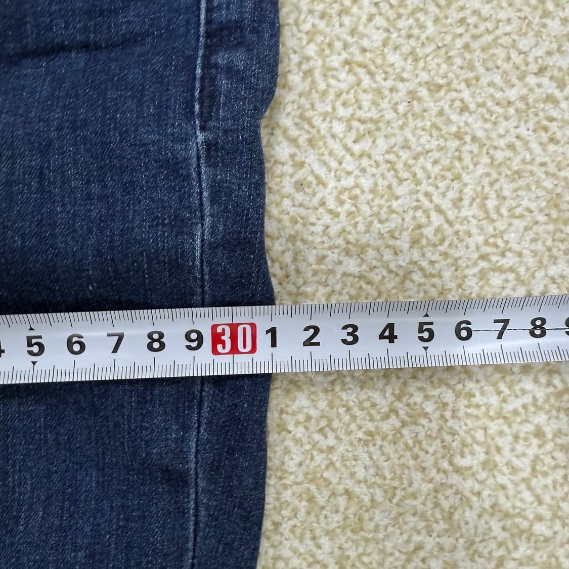 [81] 새상품 칼라거펠트 와이드 데님팬츠  0105T1 상품이미지7