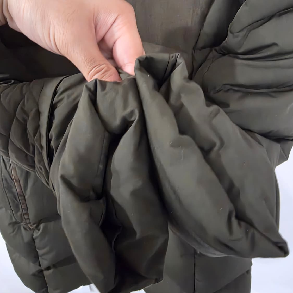 콜핑 여성 롱패딩 카키 105 (2XL) 상품이미지5