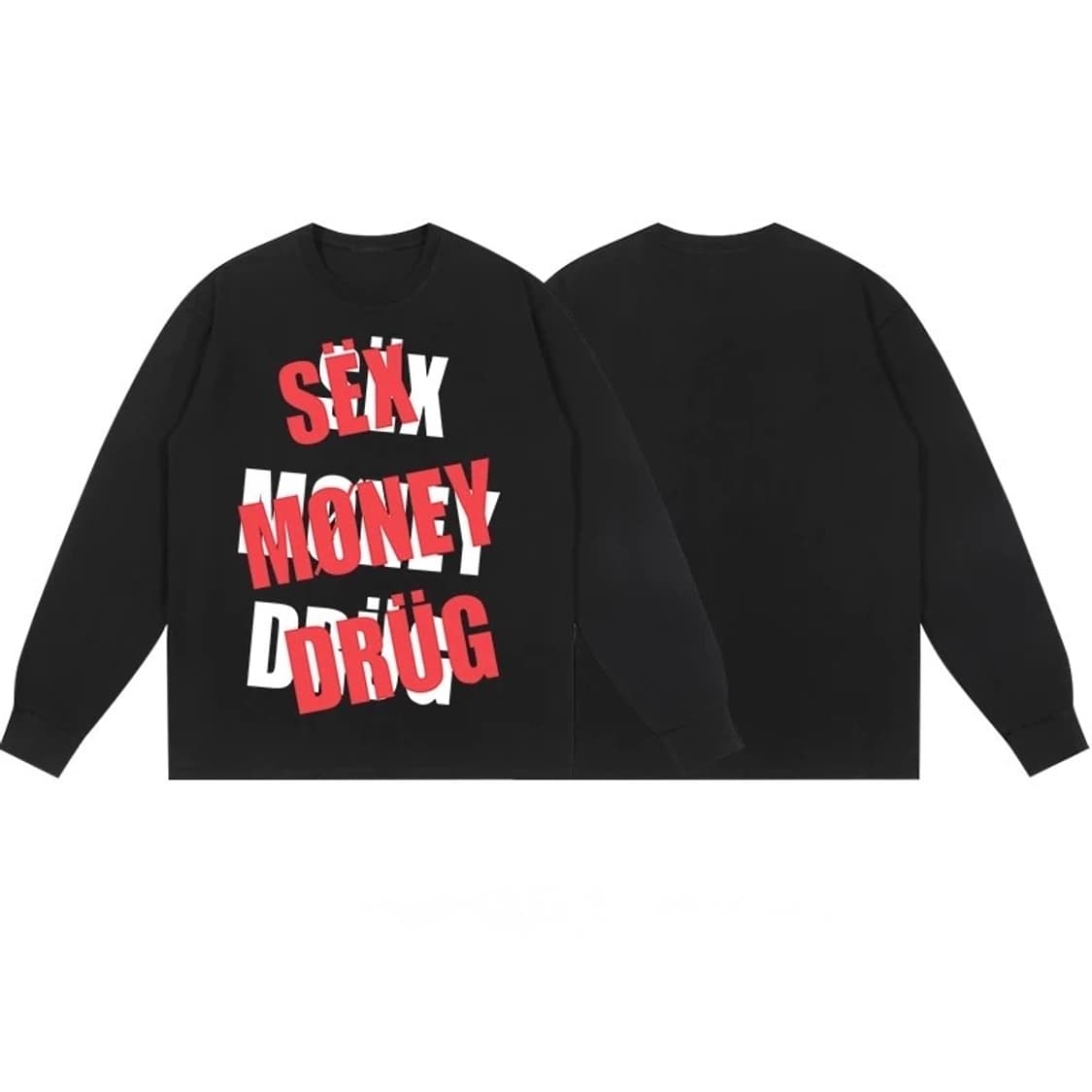 섹시 머니 드럭 오버핏 반팔티 / 맨투맨 상품이미지9