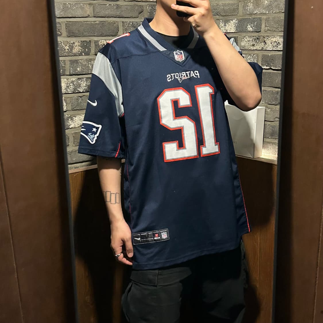 L) 나이키 NFL 뉴잉글랜드 패트리어츠 톰 브래디 유니폼 상품이미지7