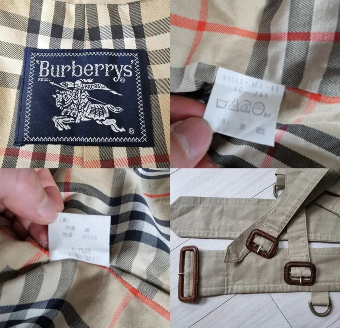 (L) 버버리트렌치코트 버버리코트 버버리자켓 상품이미지7
