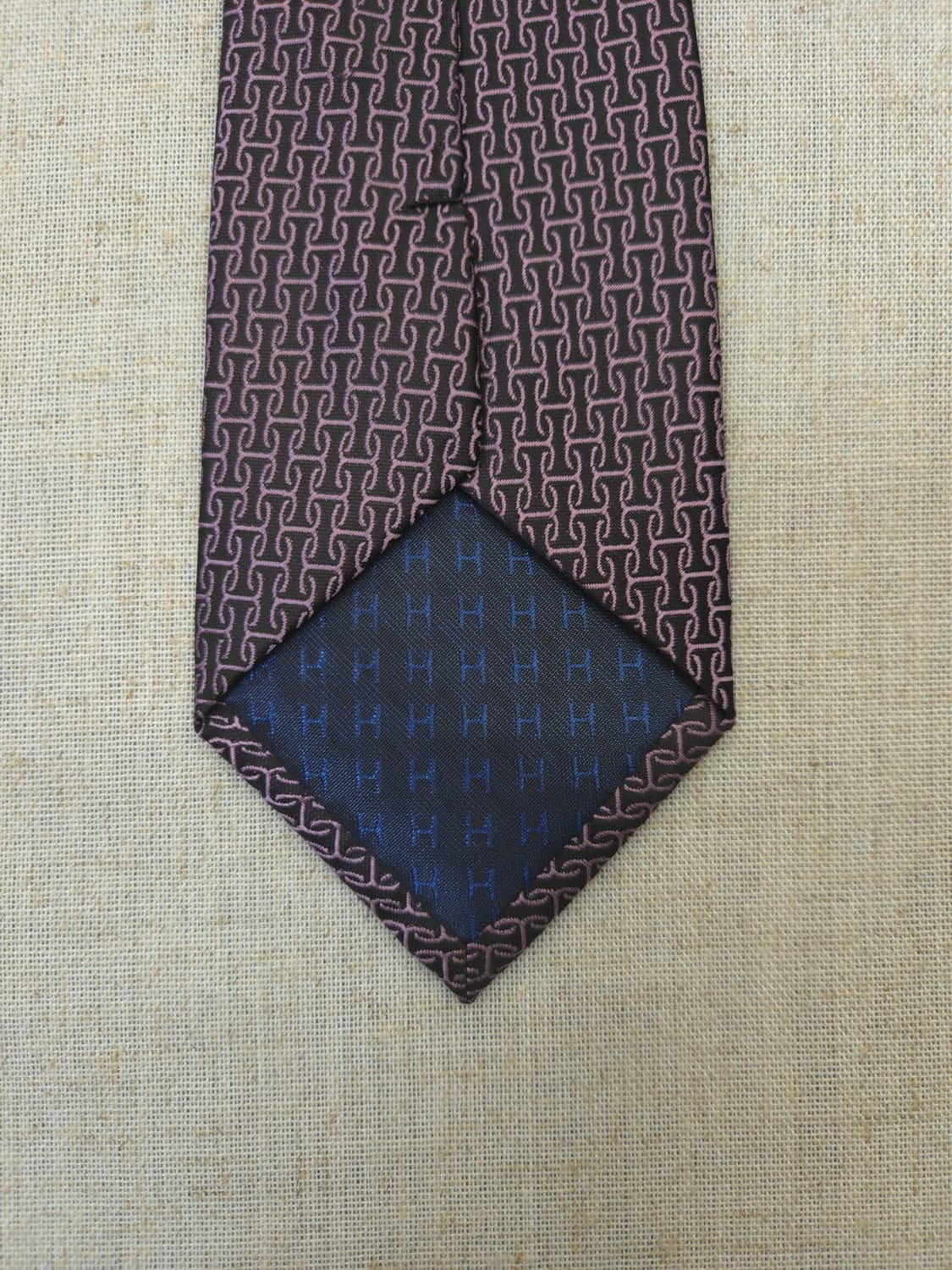 에르메스 H로고 패턴 실크 넥타이 상품이미지6