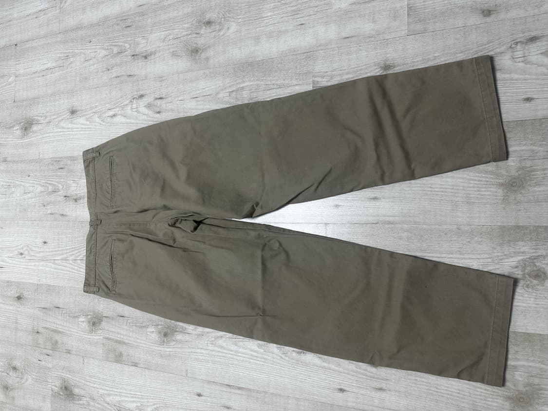 무탠다드 원 턱 레귤러 핏 치노 팬츠 [베이지] 31 상품이미지2