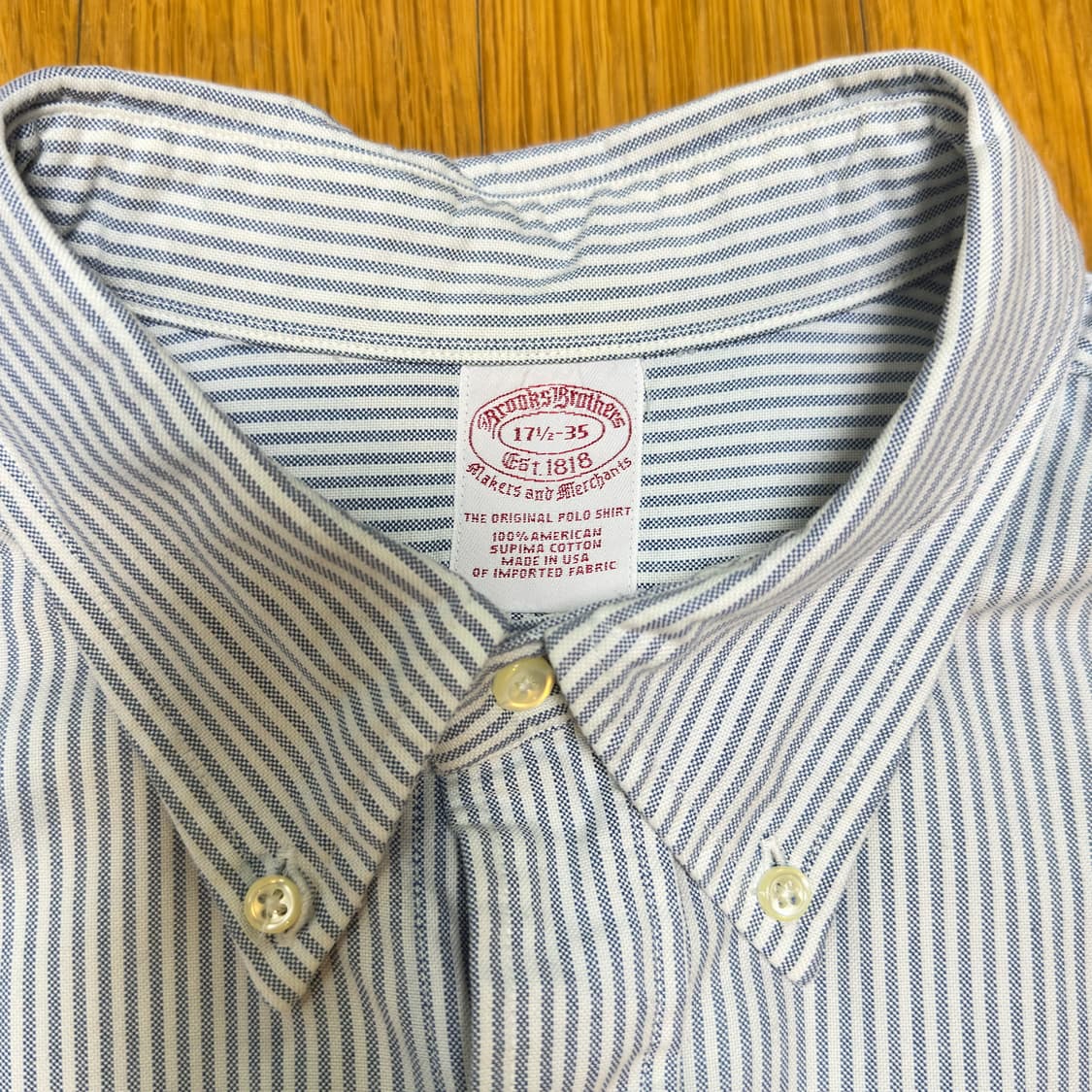 브룩스브라더스 수피마코튼 셔츠 XXL 상품이미지1