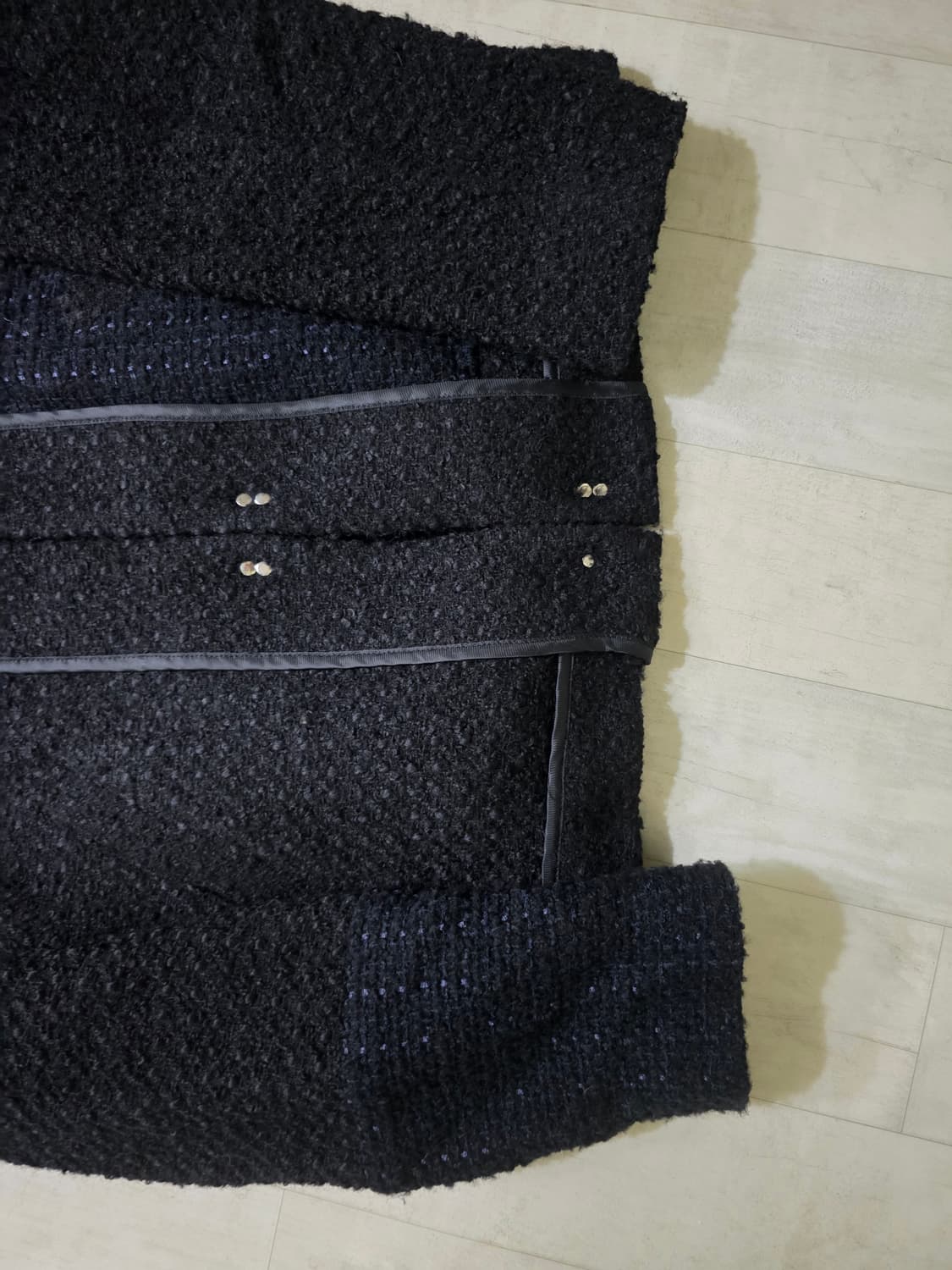 앤더슨벨 인사이드아웃 트위드 가디건 M 상품이미지5