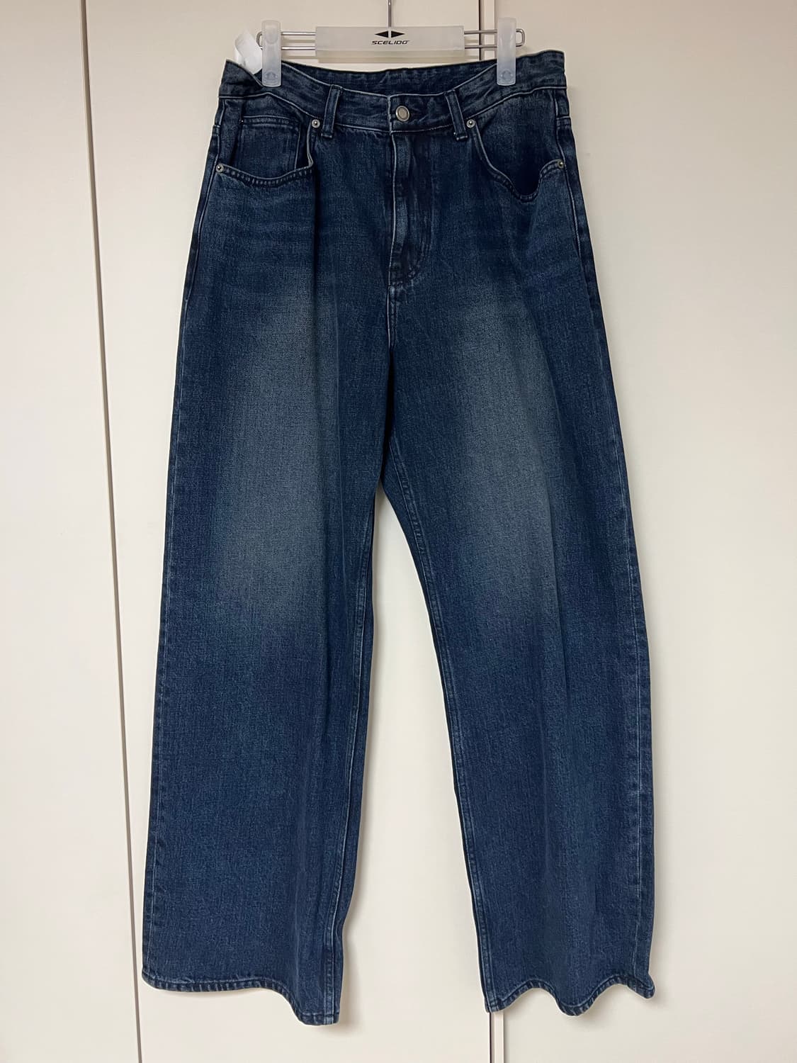 벨리에 트루 와이드 데님 팬츠 - 미드나잇 인디고 상품이미지2