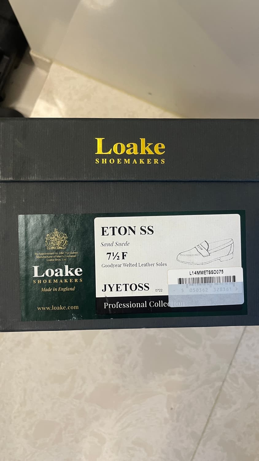 로크(Loake)이튼 샌드색상 로퍼 팝니다 uk7.5 상품이미지6