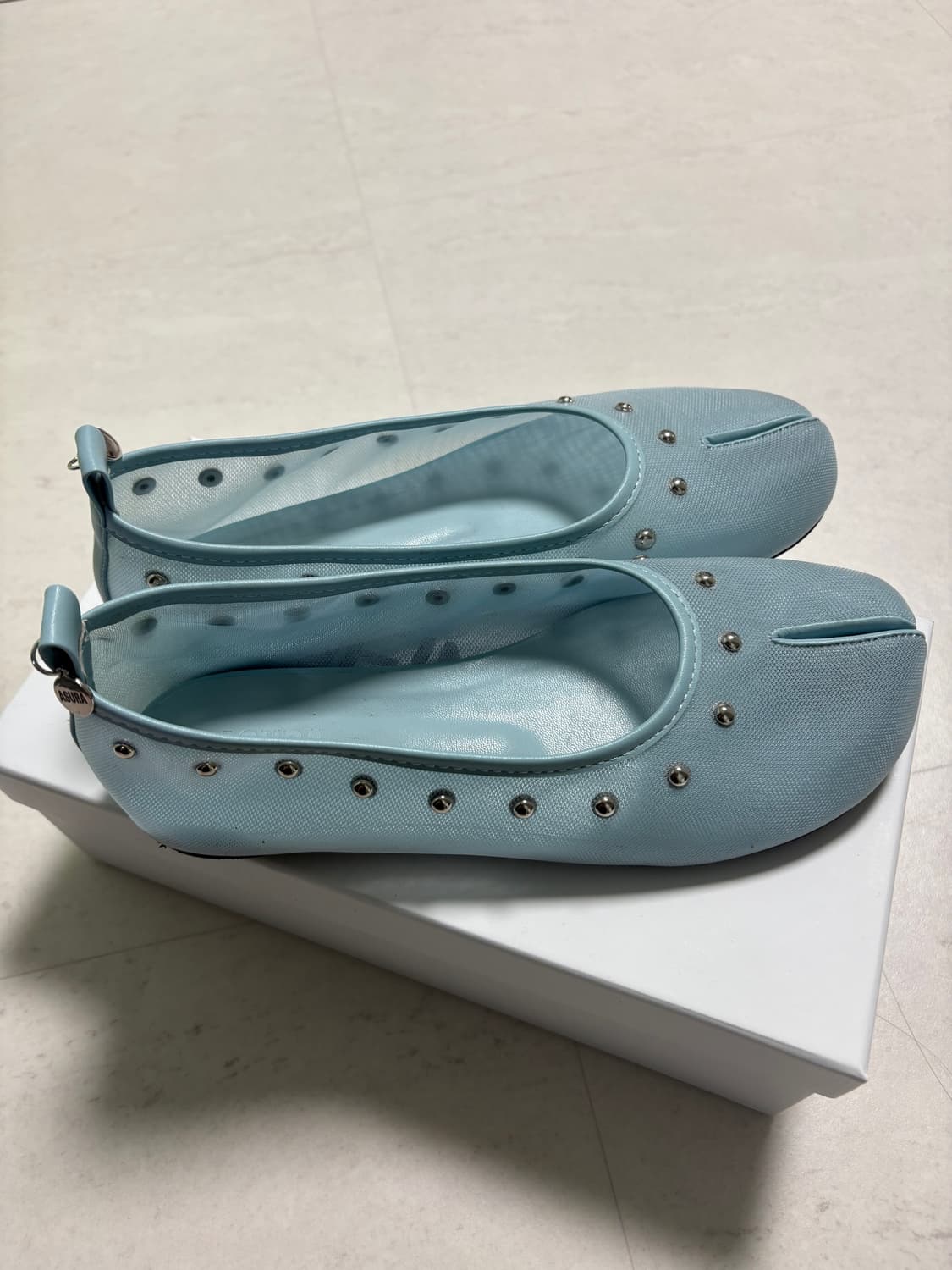 아수라 STUD TABI MESH FLAT (SKY BLUE) 상품이미지6