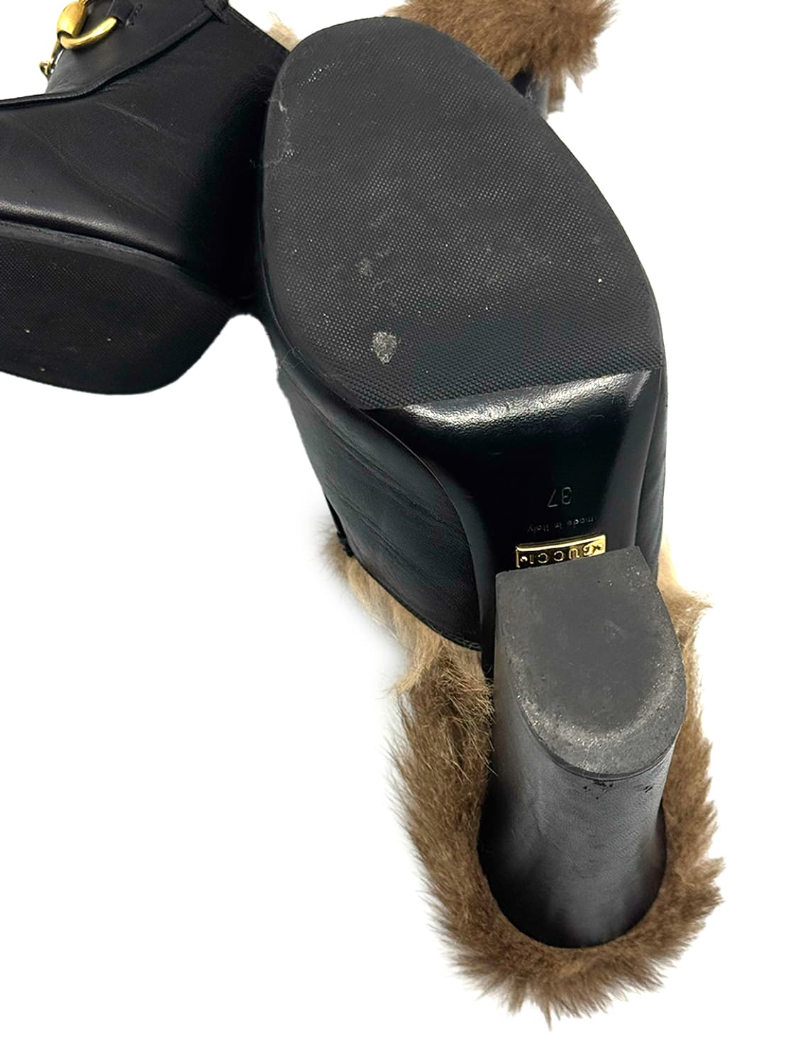 Gucci Horsebit Fur Mules/ 37 상품이미지7