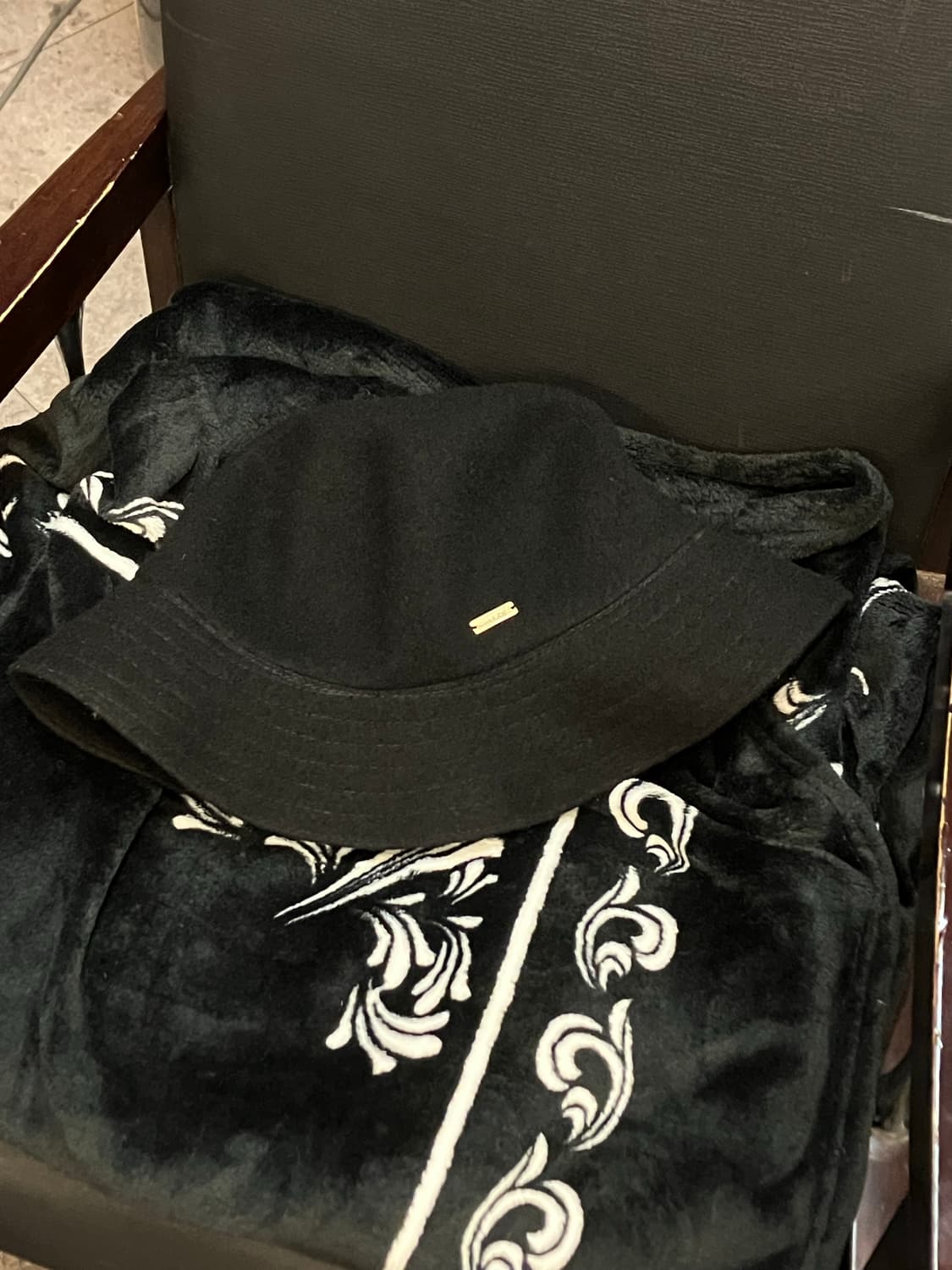 캉골 울 벙거지 버킷햇 블랙 #csz3032 상품이미지1