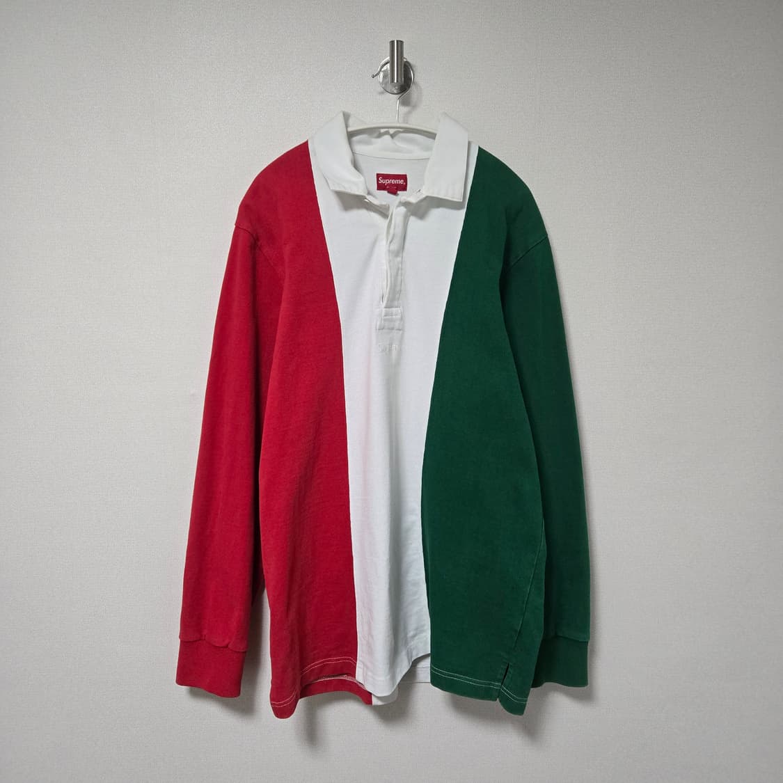 슈프림 스플릿 박스로 럭비티셔츠 / 남성 긴팔티셔츠/ 남성 티셔츠 상품이미지3