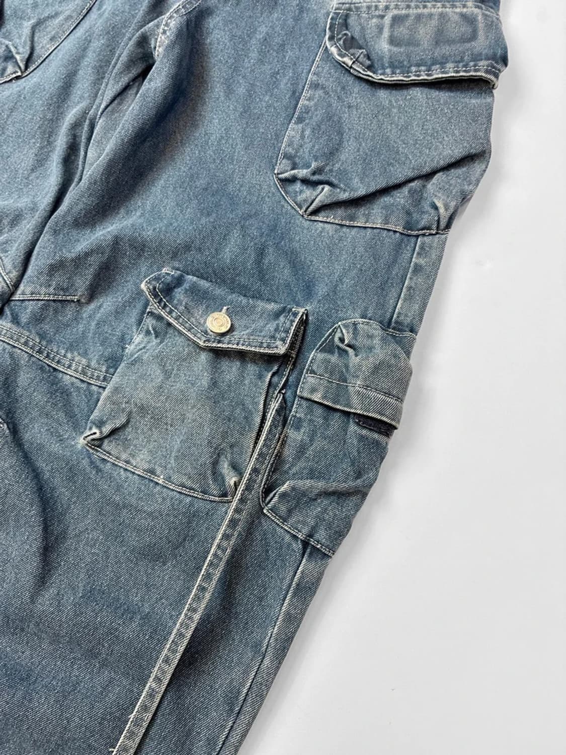 그레일즈 GRAILZ 24ss 카고 와이드 데님 팬츠 PN5364 상품이미지4