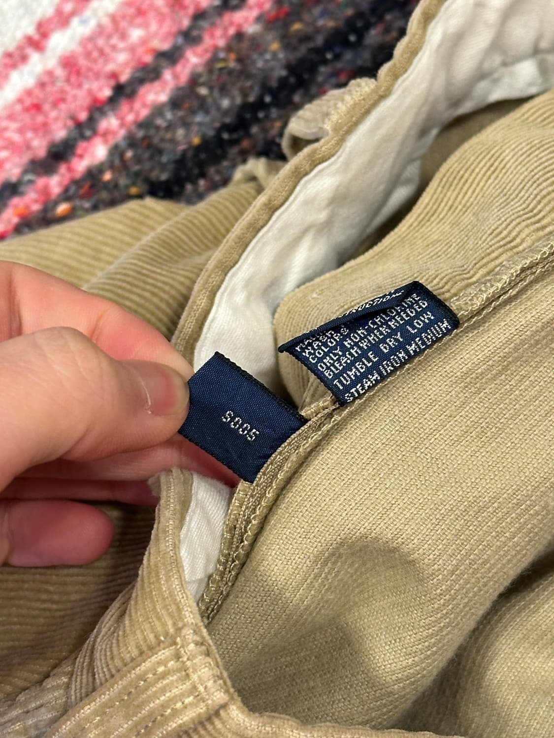 POLO 폴로 랄프로렌 코듀로이 베이지 팬츠 38x30 상품이미지6