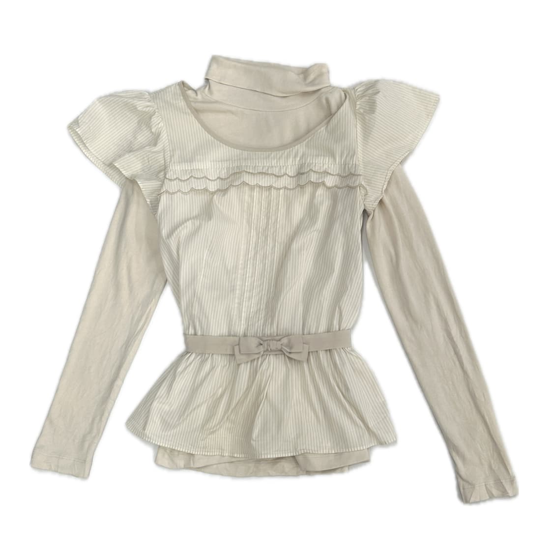 🤎라떼갸루 슈슈룬 쇼콜라깔 코디세트🤎 히메 러블리 퍼프 리본 스커트 상품이미지2