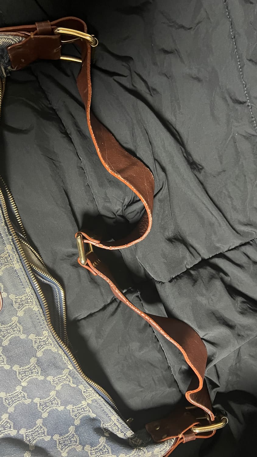 올드 셀린느 데님 트리옹프 패턴 크로스백 상품이미지5