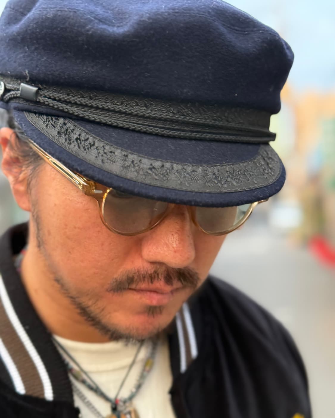 유럽 빈티지 울 블랜드 피들러 캡 59 상품이미지10