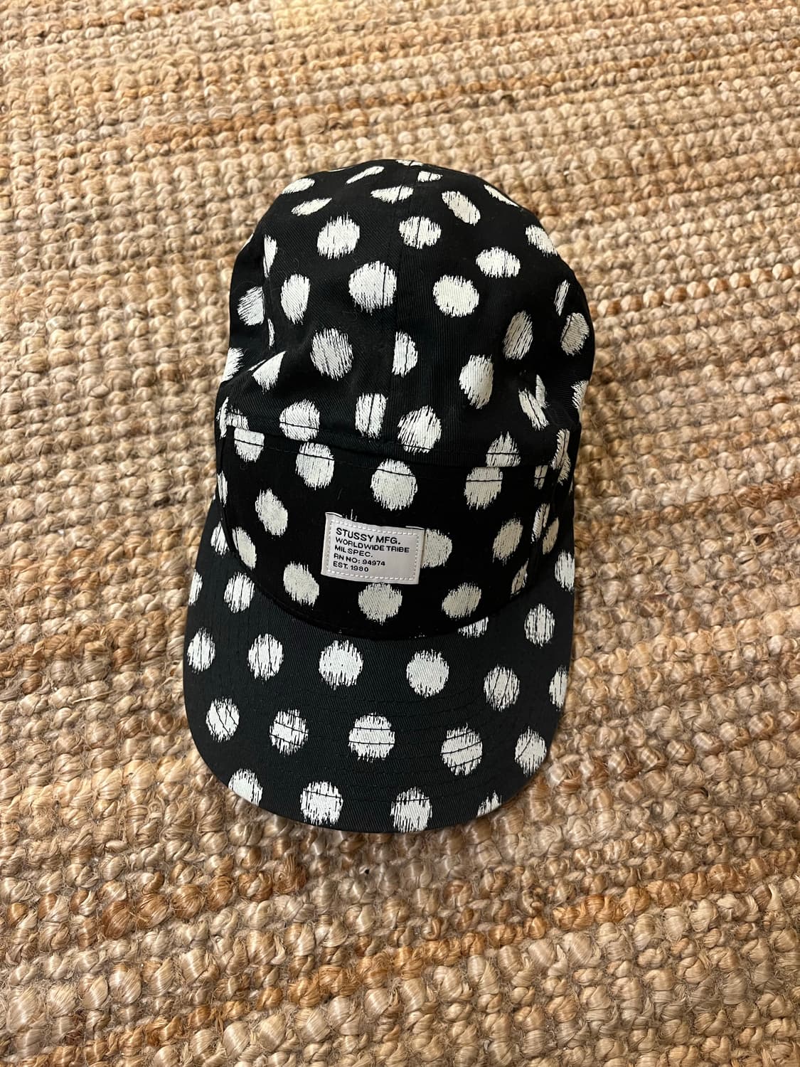 스투시 땡땡이 캠프캡 상품이미지1