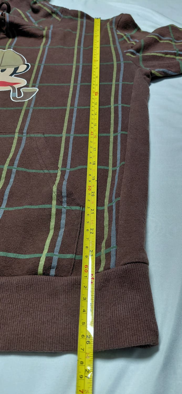 폴 프랭크(Paul Frank) 셜록 홈즈 줄리어스 체크 후드티 L 상품이미지9