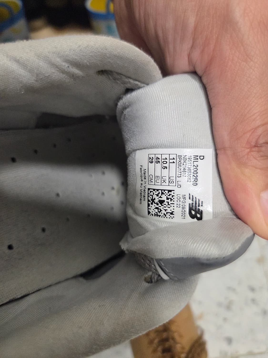 뉴발란스 2002 회색 스니커즈 290mm 상품이미지5