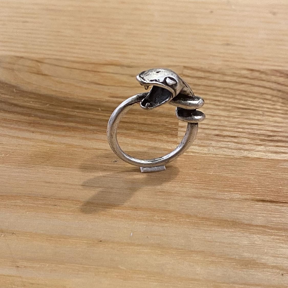 Brass ring 빈티지 스네이크 신주반지 상품이미지2