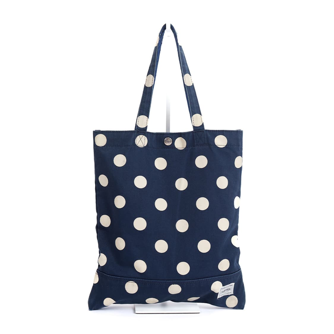 [HEADPORTER] 네이비 도트 패턴 데일리 토트백 상품이미지1