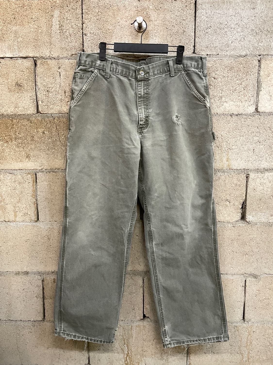 칼하트 B11 모스그린 카펜터 워크 팬츠 상품이미지2