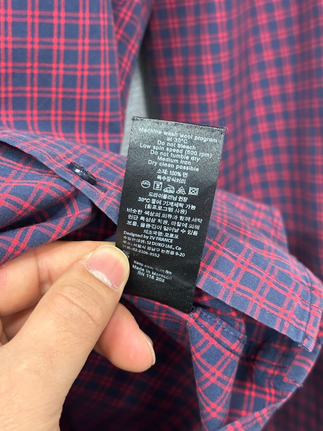 쟈딕앤볼테르 Zadig & Voltaire 체크 셔츠 상품이미지6