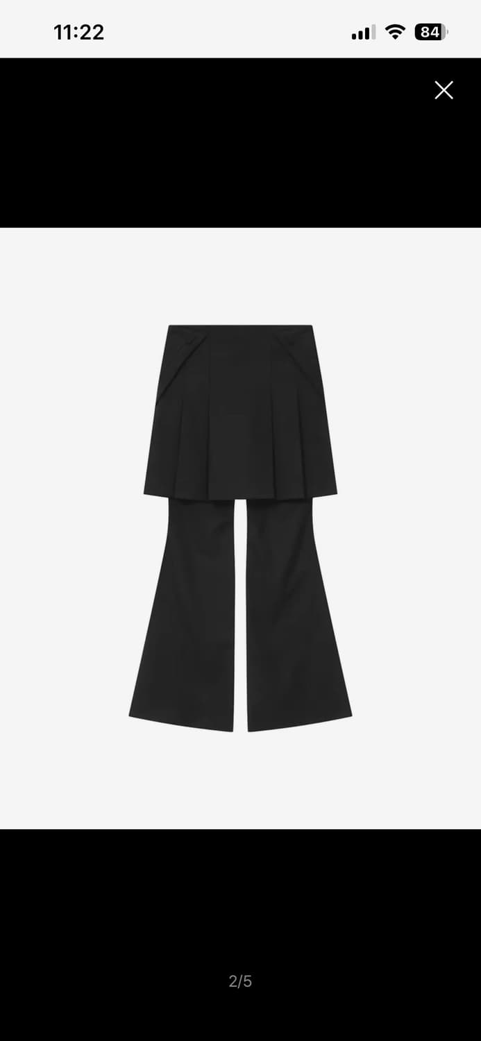 미세키서울 Pleats midi skirt pants SET BLACK 상품이미지2