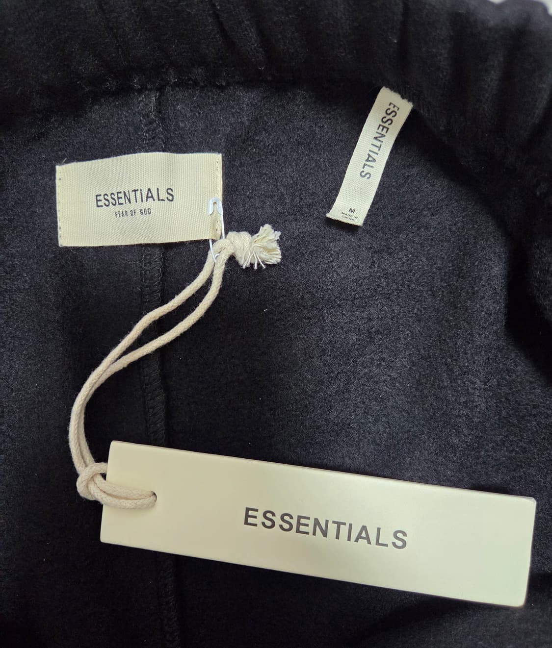 피오갓에센셜 스웻 조거 팬츠 블랙 상품이미지6