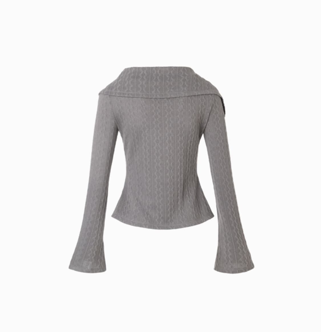 (새제품) 그레이스유 Aaron knit top 아론니트탑 그레이 s 상품이미지3