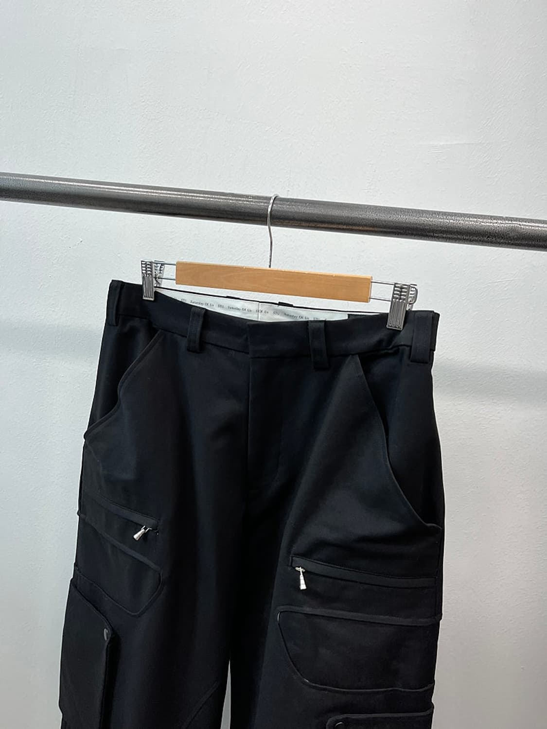 30) STU 블랙 카고팬츠  상품이미지3