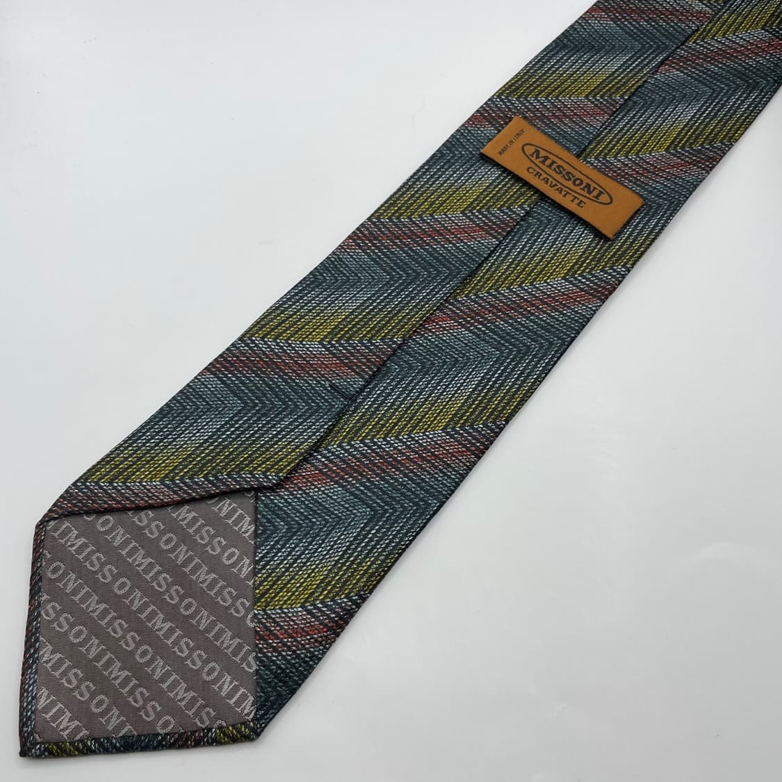 74) (MISSONI) 미쏘니 패턴 넥타이 상품이미지2