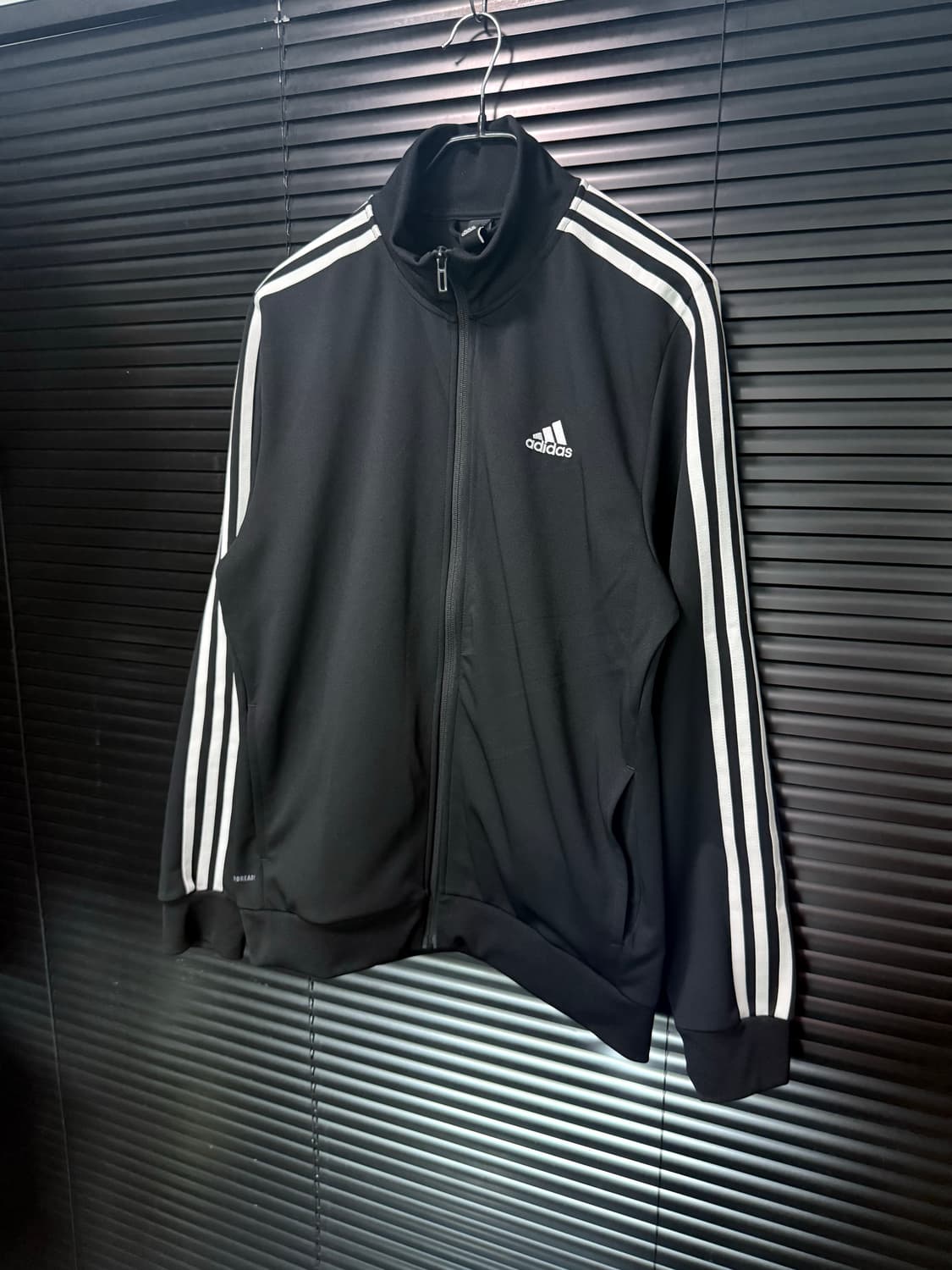 아디다스 져지 저지 트랙탑 집업 검흰 블랙 XL 105 GN0749 정품 상품이미지3