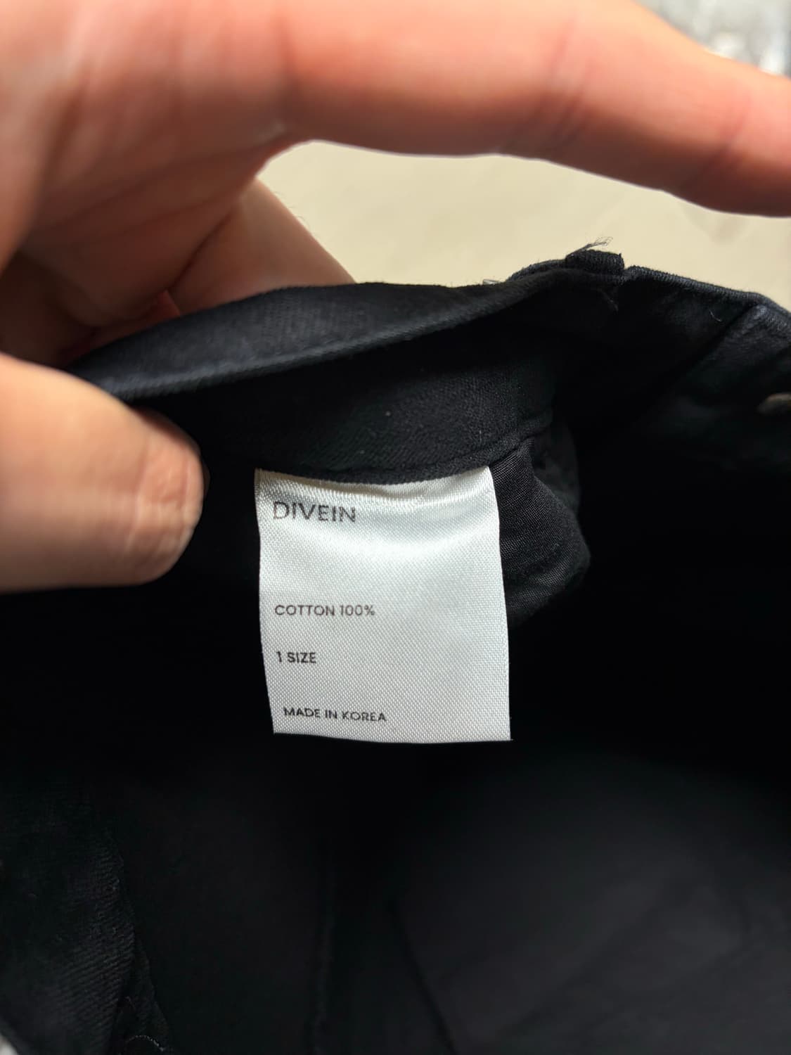 새상품) 다이브인 워시드 커브드 치노팬츠 1사이즈 블랙 상품이미지4