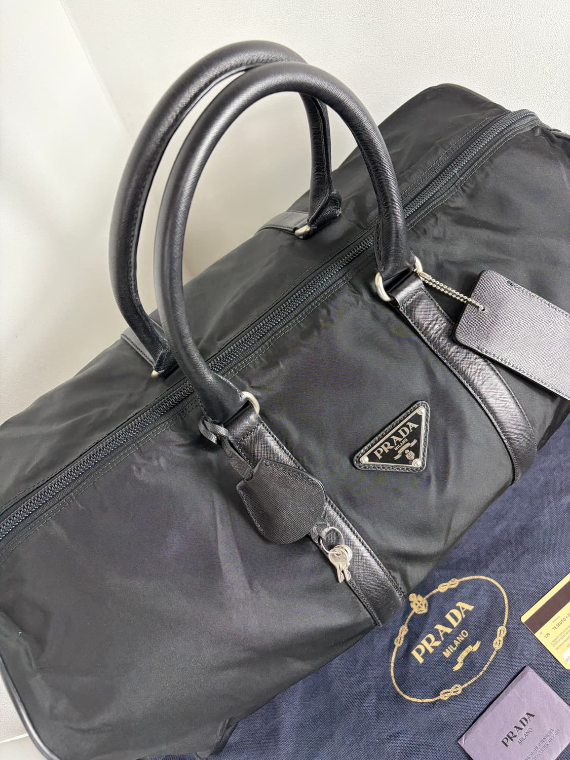 프라다 V20 나일론 보스턴백 골프가방 여행가방 상품이미지3