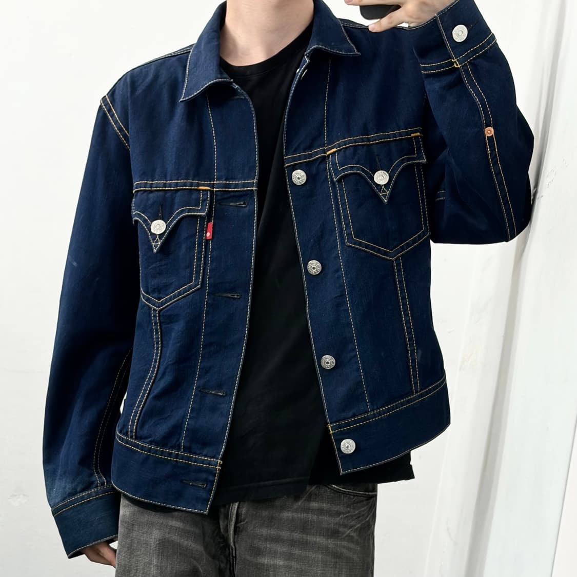 리바이스 타입1 데님 트러커 자켓 상품이미지3