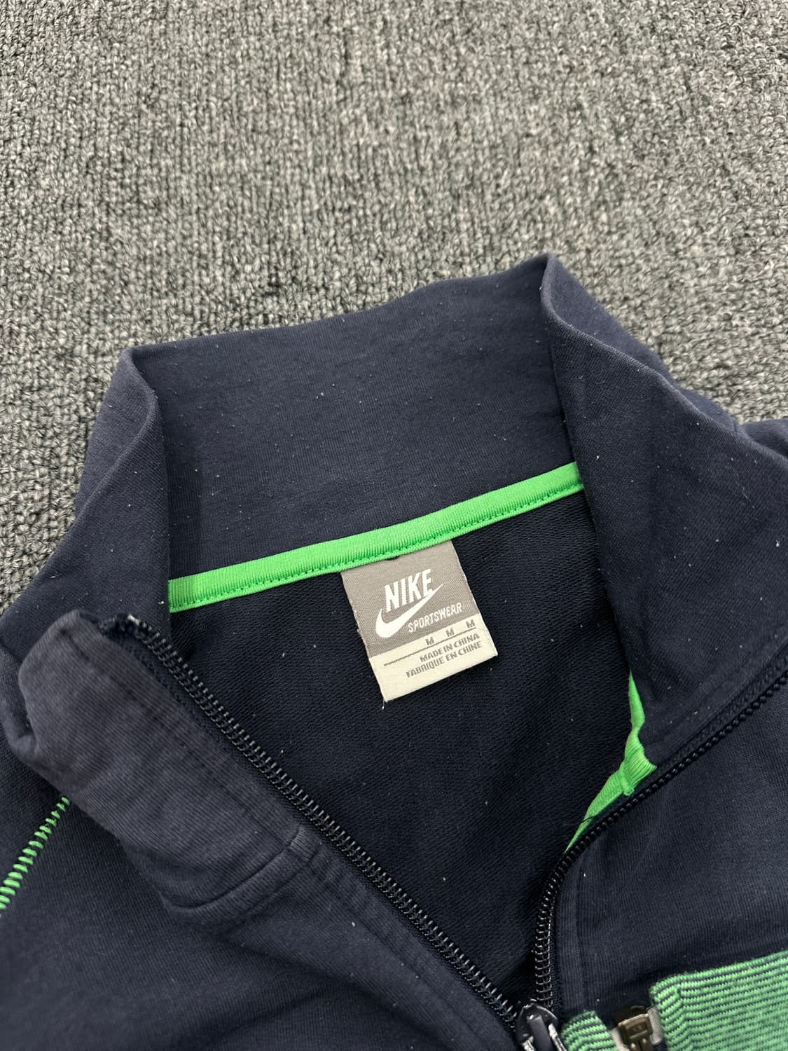 M) 나이키 00s 배색 집업 져지 트랙탑  상품이미지5