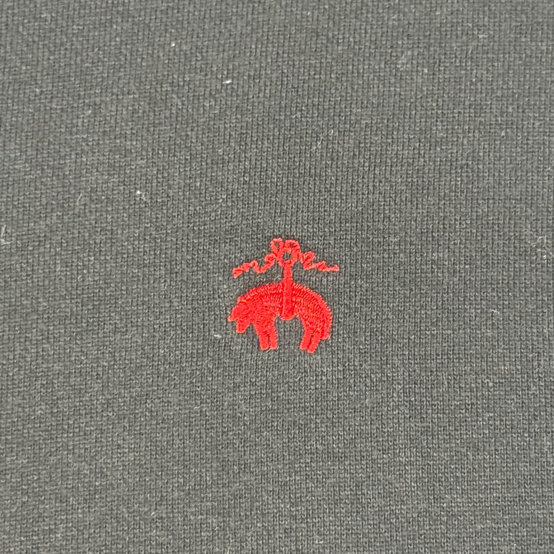 L) 브룩스브라더스 레드 로고 맨투맨 블랙 상품이미지4