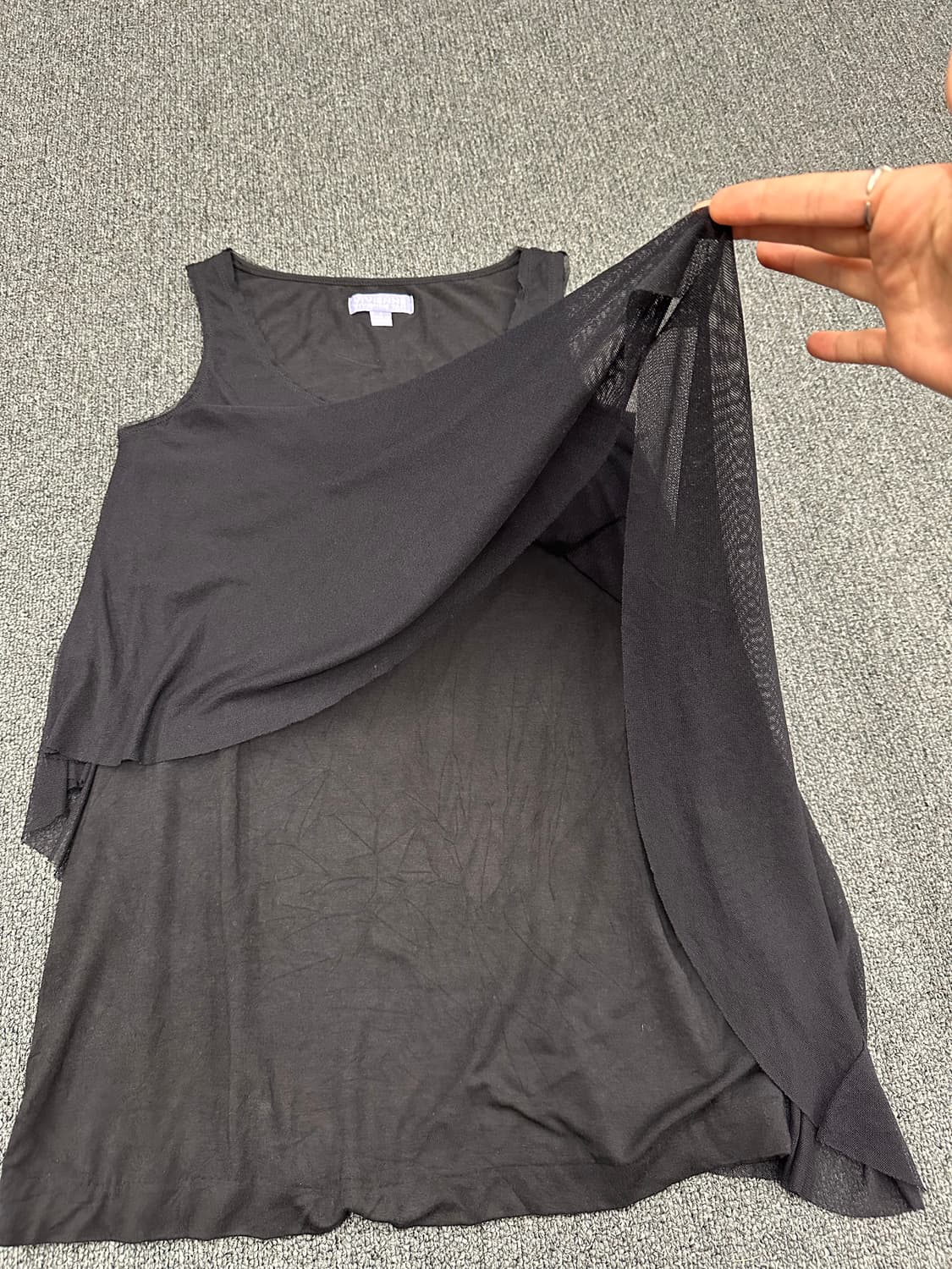 S)Vivienne tam vintage 컷아웃 레이어드 나시 상품이미지3