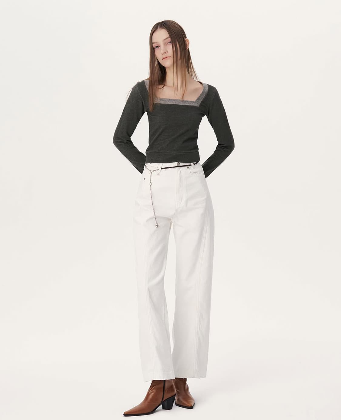 유즈 니트 탑 ! 💗 상품이미지2