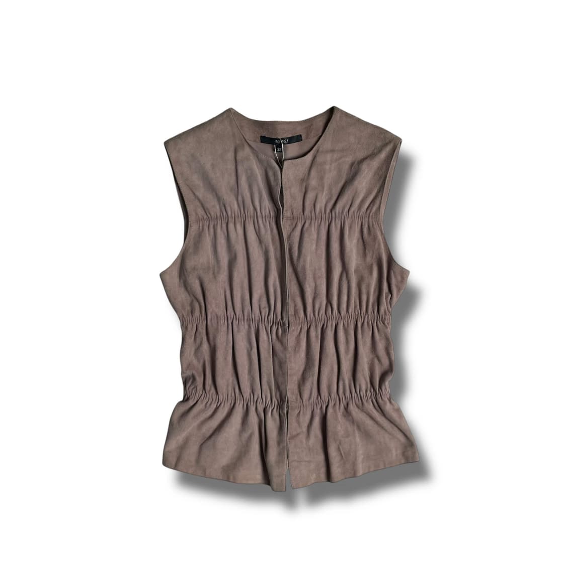 Gucci 스웨이드 셔링 베스트 (italy)   상품이미지1