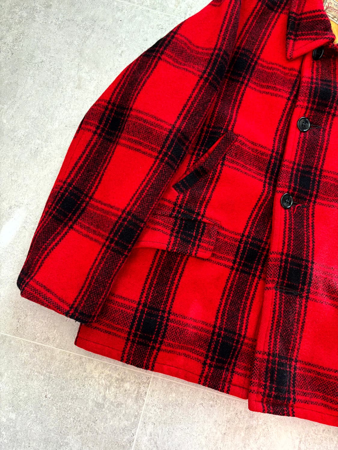 50's Sears Active Sportswear 울 헌팅 자켓 100 상품이미지3