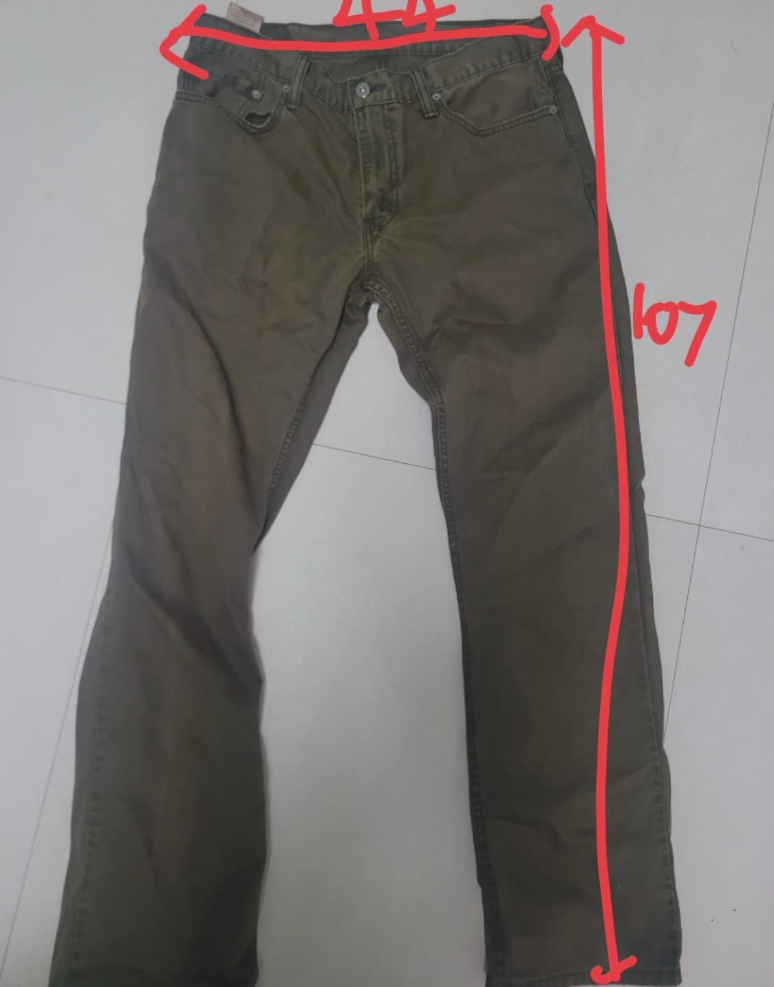 리바이스 514 w34 L32 상품이미지5