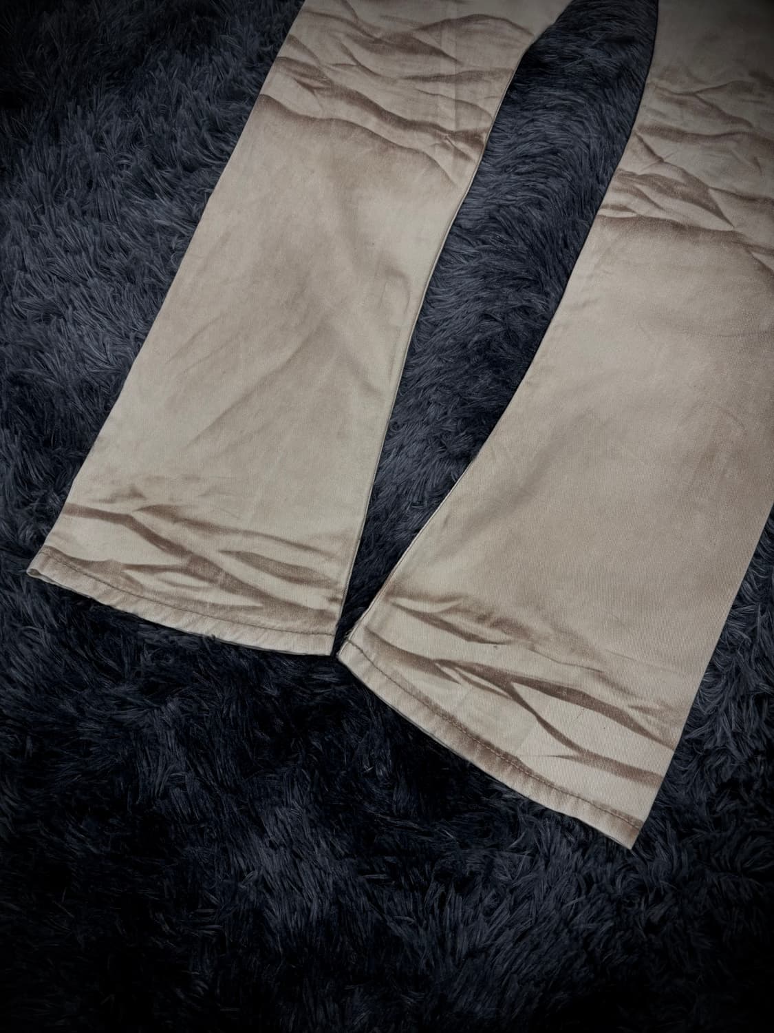 Jack Rose 아이보리 나염 부츠컷 데님 팬츠 상품이미지7