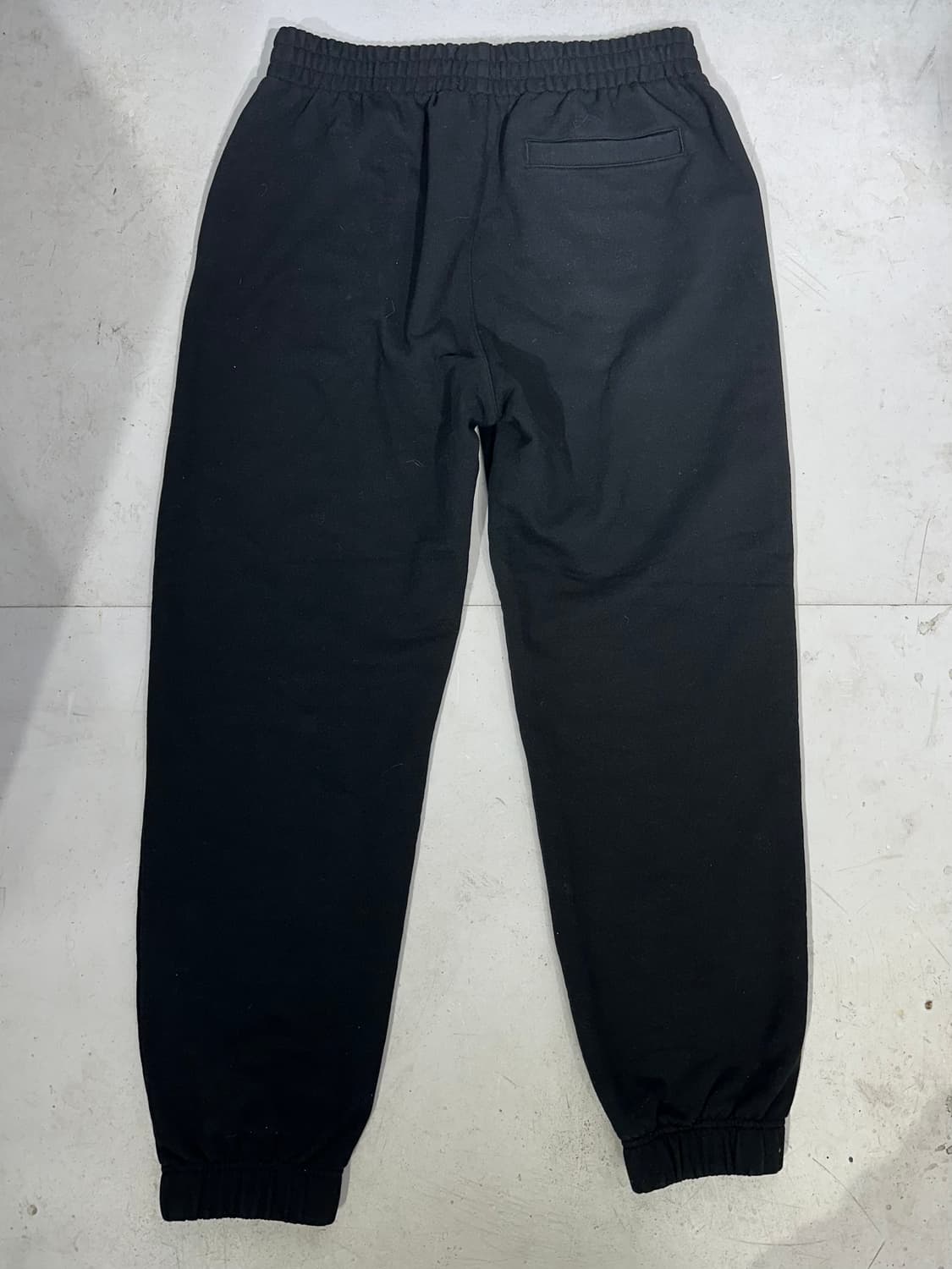 에비수 블랙 화이트 빅 로고 트레이닝 팬츠 XL 상품이미지5