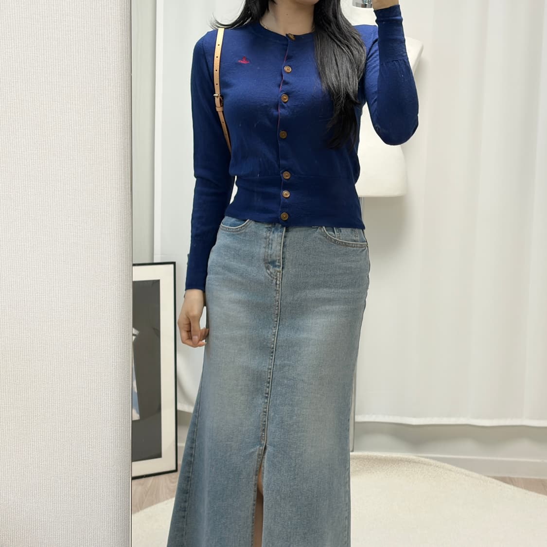 비비안웨스트우드 레드라벨 파인울 베이직 가디건 상품이미지9