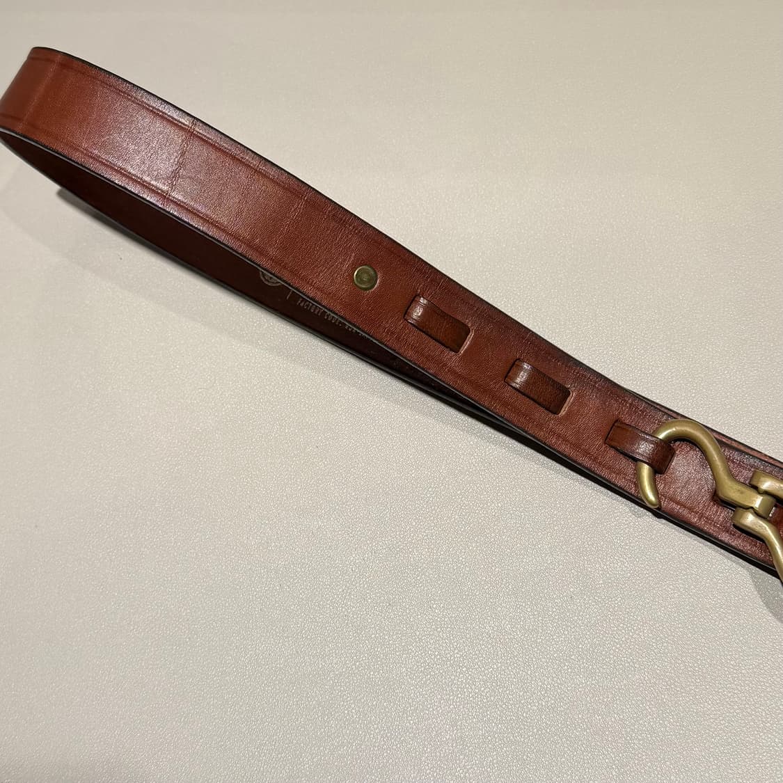 아폴리스 후프픽 가죽 후크 벨트 Apolis 클래식 워크웨어 빈티지 상품이미지2