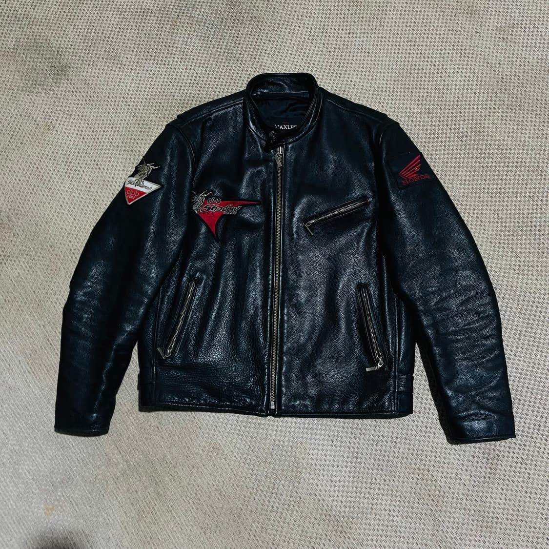 빈티지 소가죽 레이싱 자켓  상품이미지1