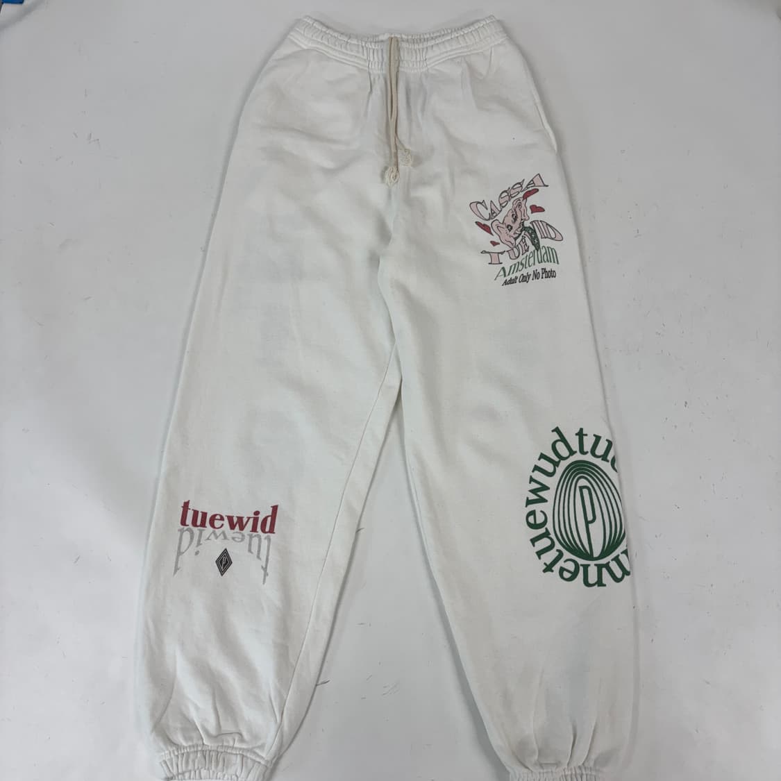tuewid 트위드 타투 피그먼트 스웻 조거 팬츠 상품이미지1
